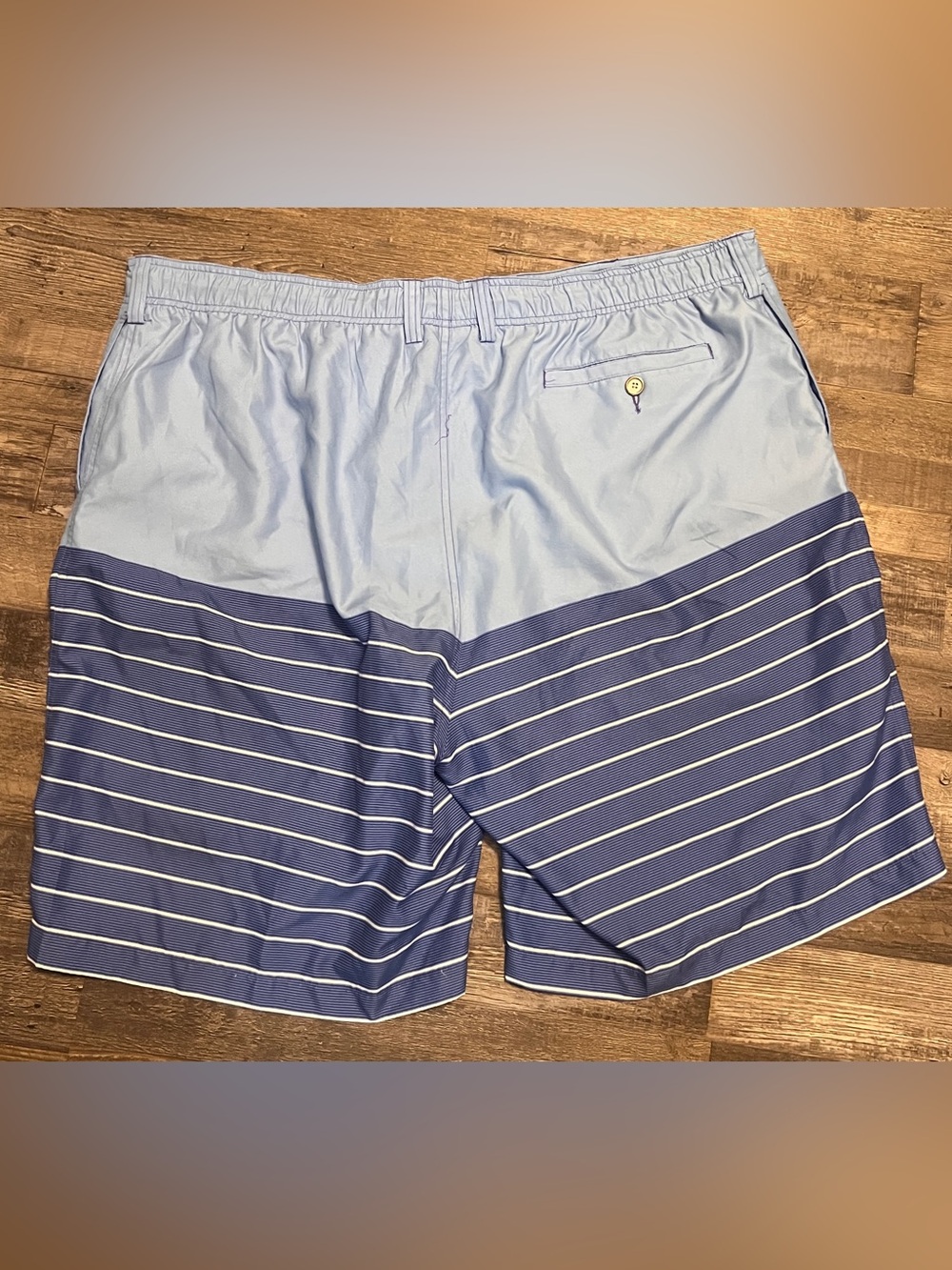 Men's Rochester Blue Big & Tall Swim Trunks ~Size 3X - Picture 3 of 5